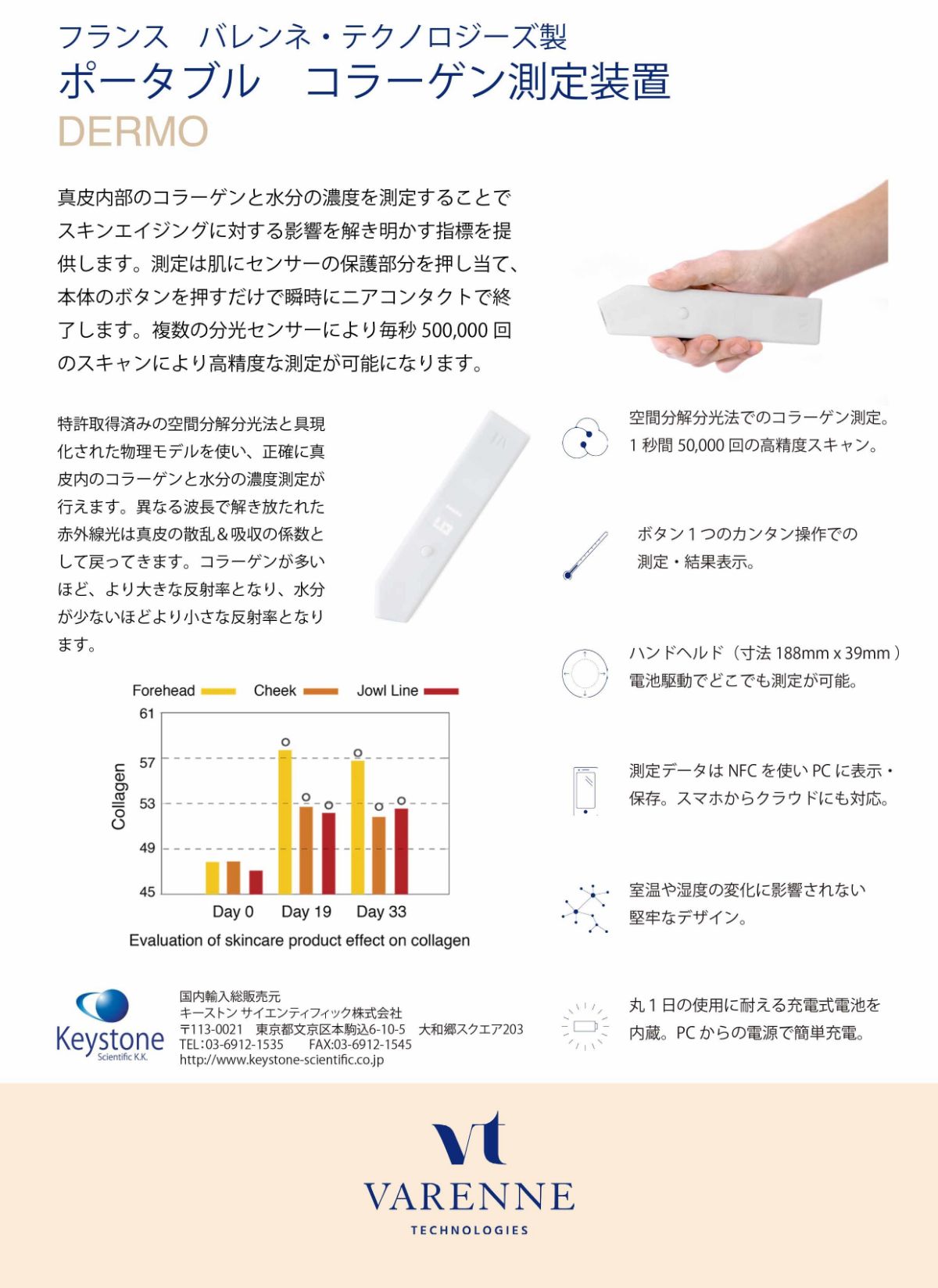 コラーゲン測定装置 カタログ